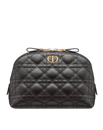 Christian Dior Caro Cosmetic Bag Black